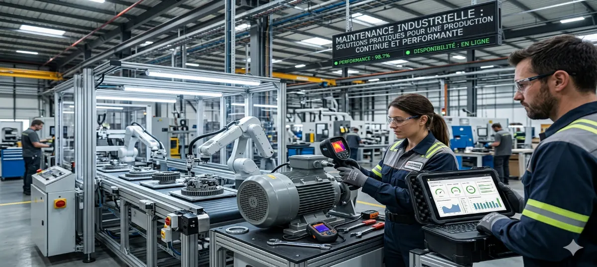 Maintenance industrielle : solutions pratiques pour une production continue et performante